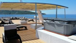 MY Aurora - Sonnendeck