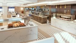 Queen Mary 2 - Kings Court Serving Area